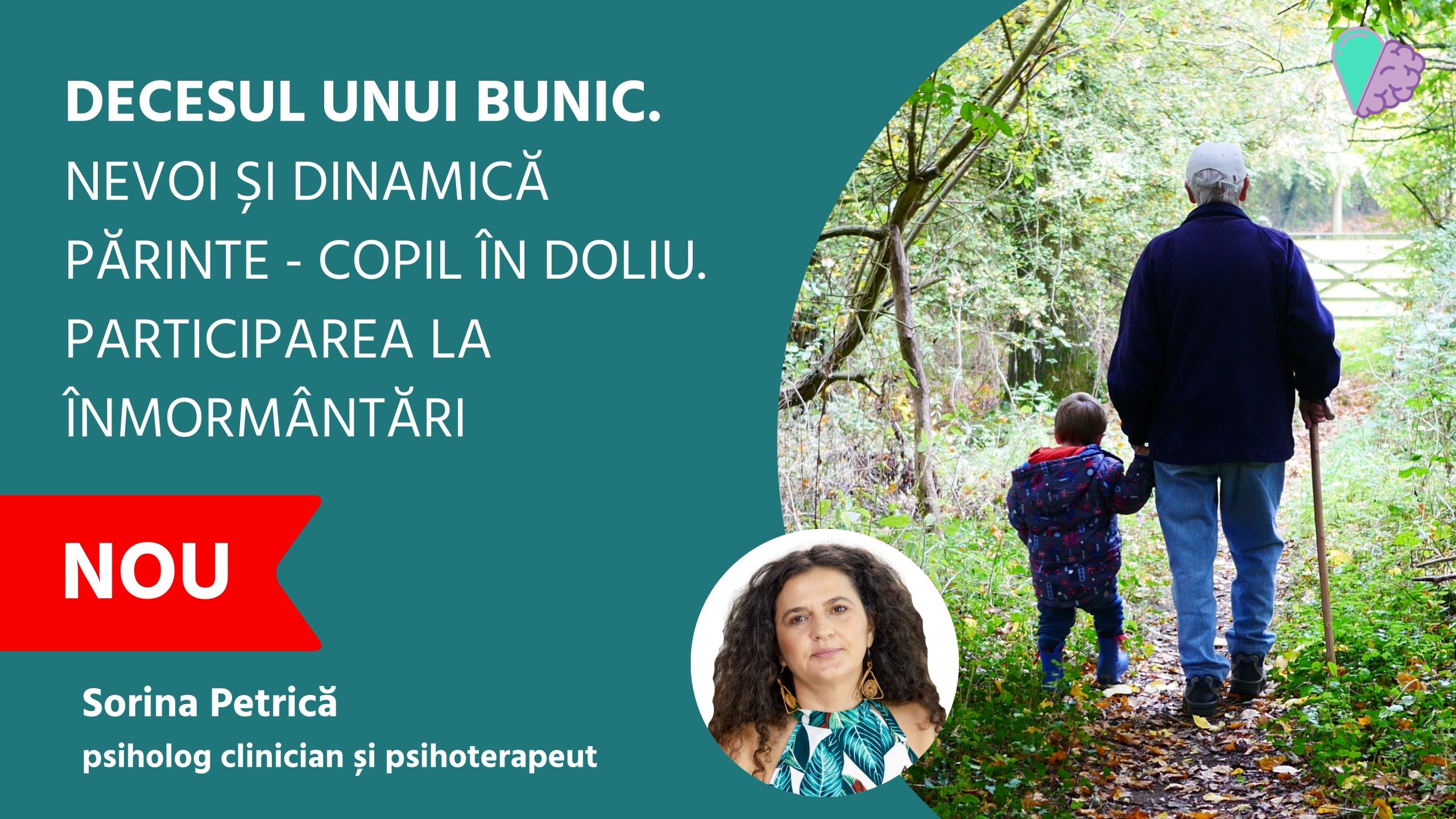 Decesul unui bunic. Nevoi și dinamică părinte – copil în doliu. Participarea la înmormântări